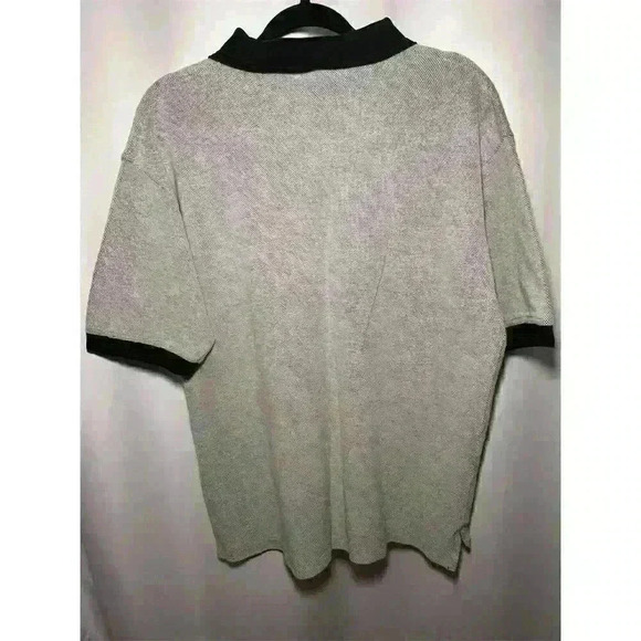 Vintage Disney Men's Polo Shirt Gray w/ Black Accents Size Large - Picture 5 of 8